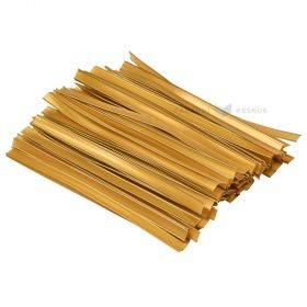 Golden tie ''Clipband'' lenght 150mm, 100pcs/pack