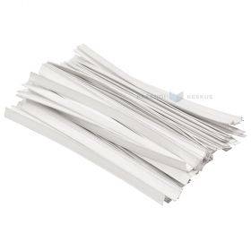 White tie ''Clipband'' lenght 150mm, 100pcs/pack