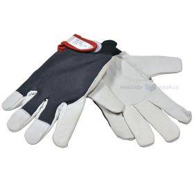 Gloves with fleece lining on palm leather nr. 9