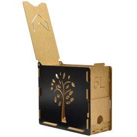 Деревянная коробка для bag-in-box пакетов 270х115х240мм 5л