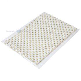 Royal pattern white silk paper 50x76cm 17g/m2, 20pcs/pack