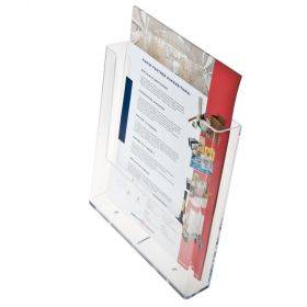 Information sheets holder A4 with screw holes