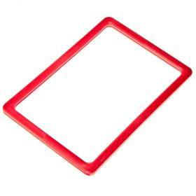 Красная рамка из пластмассы А4