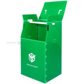 АРЕНДА-WOX ДЛЯ ОДЕЖДЫ-Складной пластиковый ящик для гардероба 600x500x1000мм