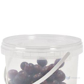 Transparent lid for 3000ml / 3L bucket with diameter 195mm