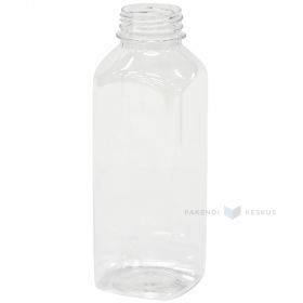 Пластиковая бутылка с гранями из ПЭТ без крышкой объёмом 500мл / 0,5л диаметром 38мм