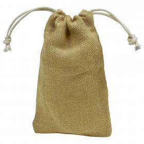 Jute bag with string 15x25cm