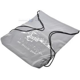 C печатью ''Ma sallin sind'' серый рюкзак из отражающей ткани размером 35х43см