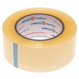 Transparent packaging tape 48mm wide silent acrylic, 132m/roll