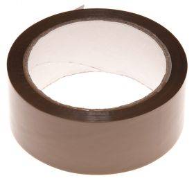 Brown packaging tape 36mm wide acrylic, 66m/roll