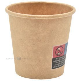 Brown paper drinking cup 40ml, 50pcs/pack