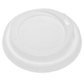 White lid for 350ml paper cup black with diameter 90mm, 100pcs/pack