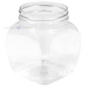Plastic jar "Lantern" PET 400ml diameter 63mm
