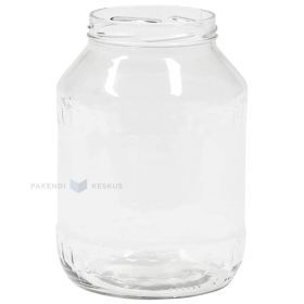 Glass jar without lid 2650ml diameter 100mm