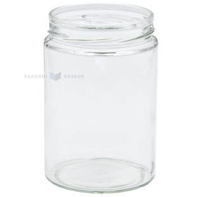 Glass jar without lid IPLUS82 580ml diameter 82mm