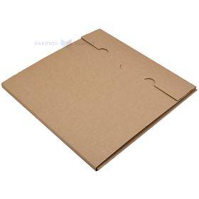 Brown corrugated carton envelope for vinyl 33x33cm+1cm