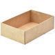 Brown-white carton bottom for gift box 100x65x30mm