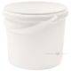 White plastic bucket without lid with handle 5000ml / 5L bucket diameter 226mm