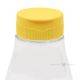 Yellow cork with silicone membrane for plastic bottle diameter 38mm