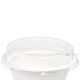 Transparent lid for 500ml soup cup with diameter 16cm, 50pcs/pack