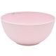 Reusable light pink plastic salad bowl 2000ml 20cm PP 125x machine washable