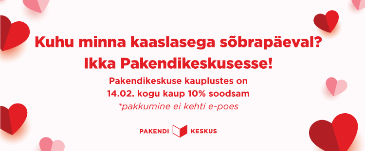 Kuhu minna kaaslasega sõbrapäeval? Ikka Pakendikeskusesse!